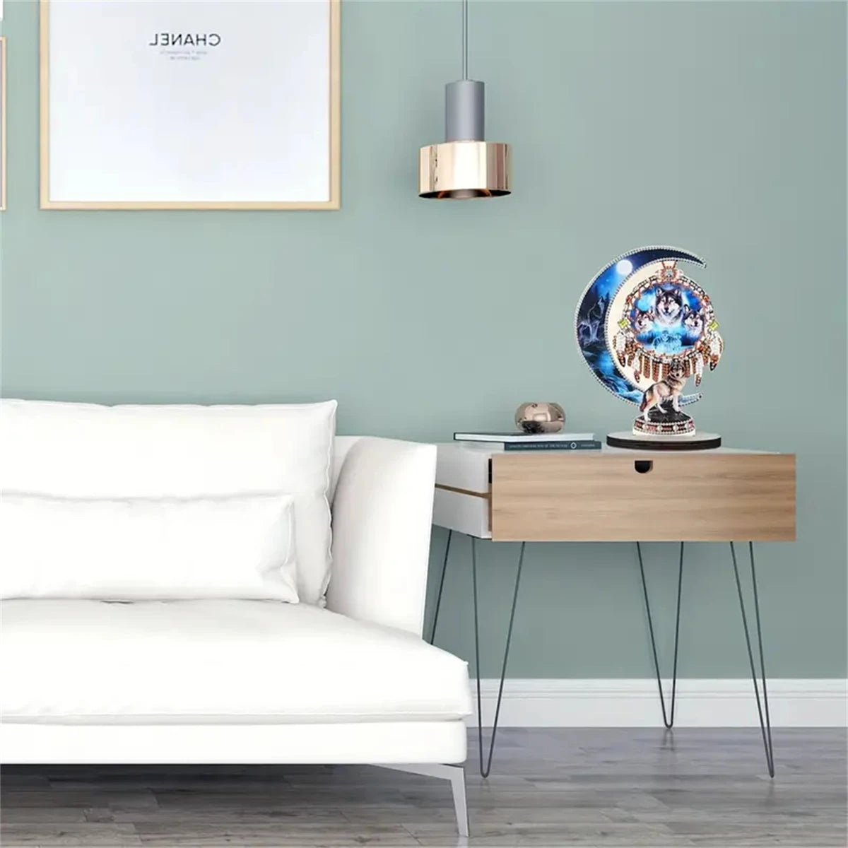 Wolf Diamond Painting Desktop Decoration – DIY Art Kit