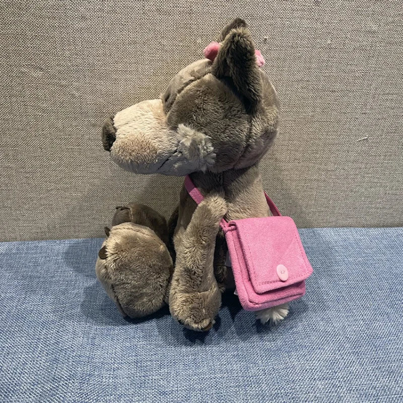 Wolf Plush Doll - Cute Woody Backpack Sleeping Toy