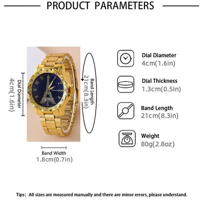 yolako Men's Stainless Steel Quartz Watch - Luminous, Auto Date, Calendar, Arabic Numeral, 42mm