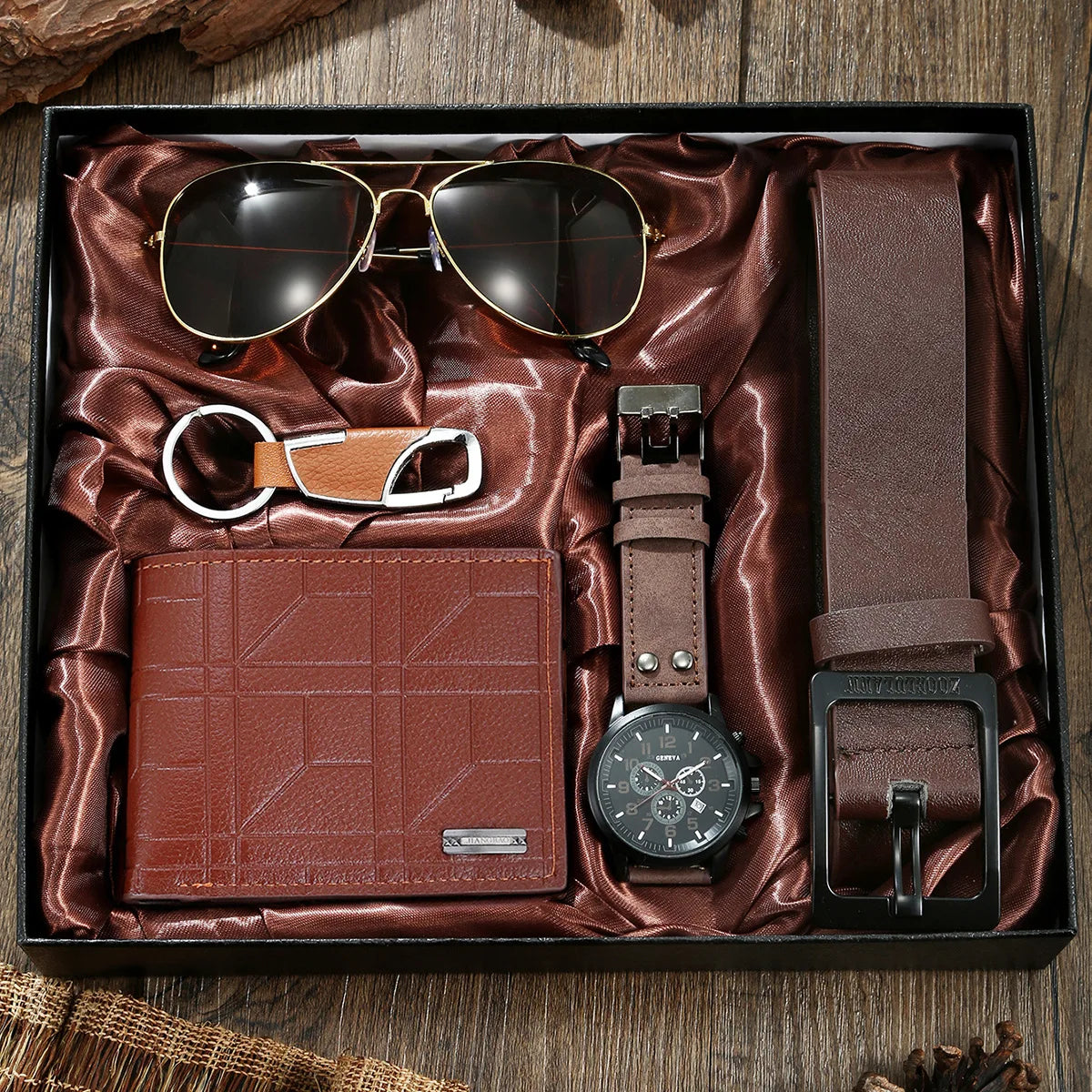 Men’s Watch Gift Set with Accessories and Gift Box