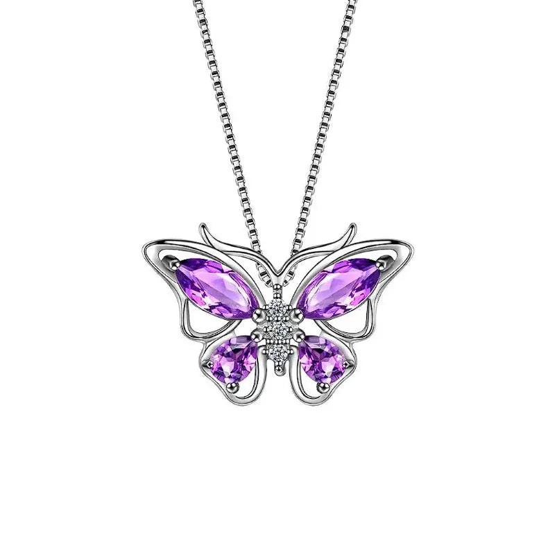 Eternal Rose Gift Set - Necklace and Earrings for Women