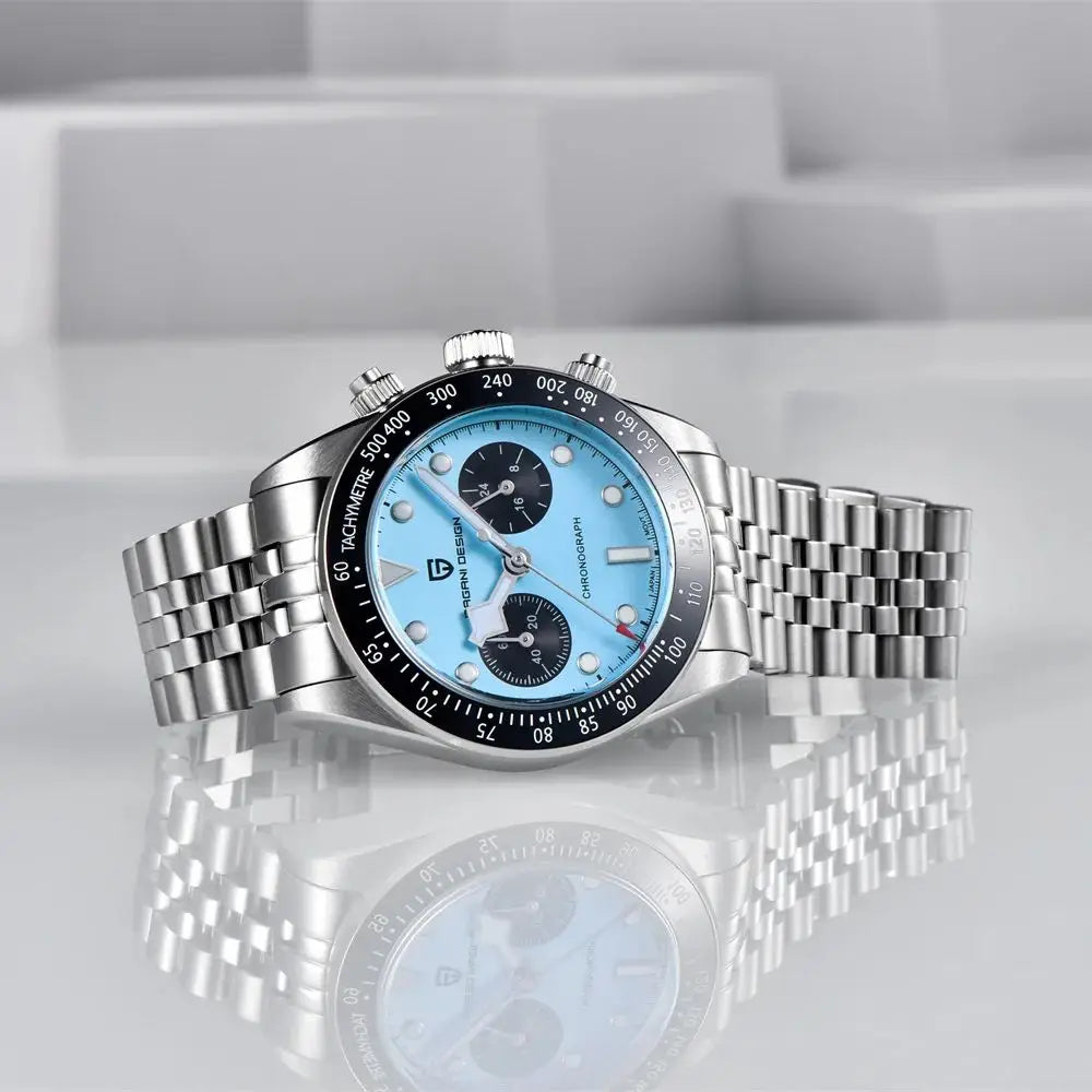 PAGANI DESIGN PD-1813 Chronograph Watch - Sapphire, 100M Waterproof, Luxury Sport