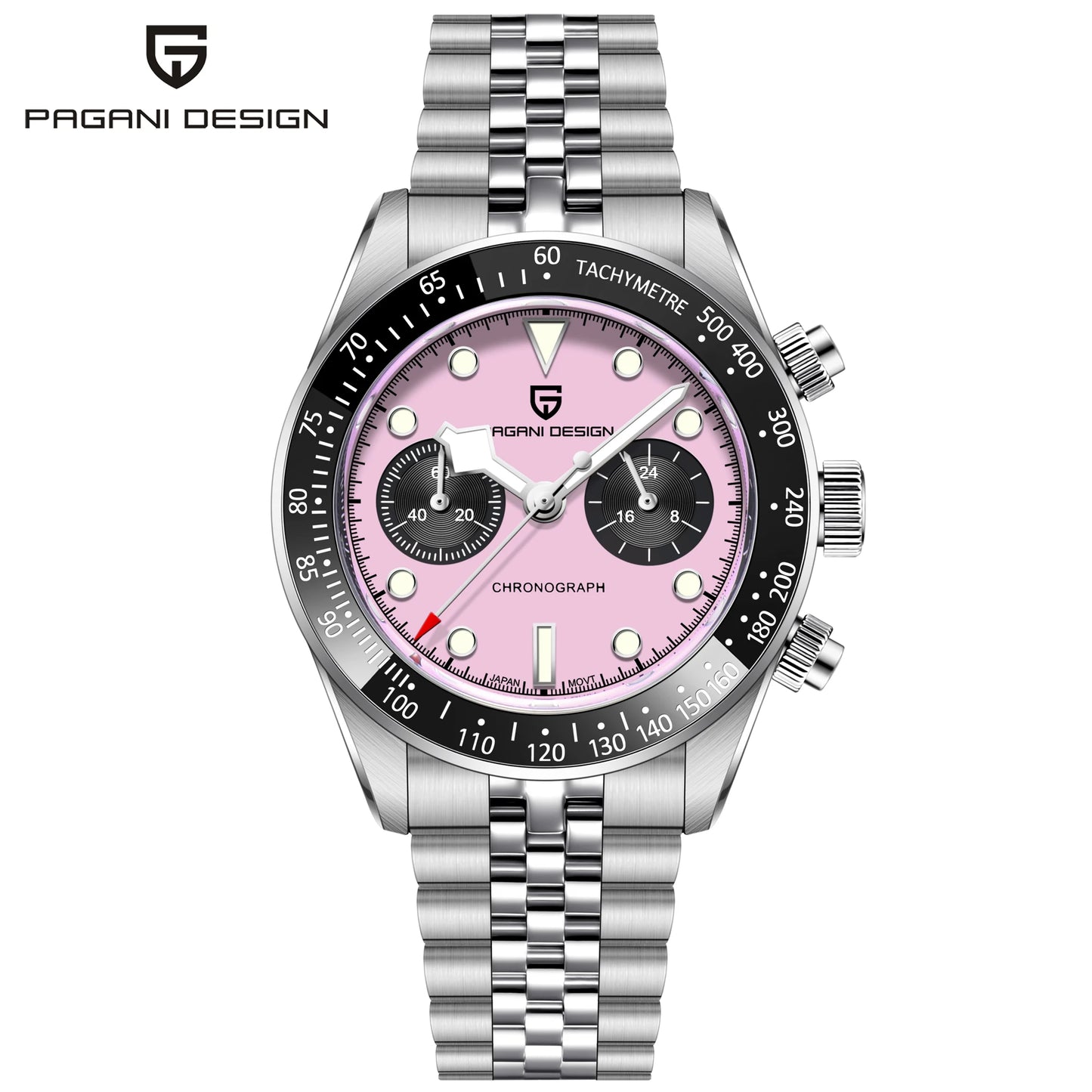 PAGANI DESIGN PD-1813 Chronograph Watch - Sapphire, 100M Waterproof, Luxury Sport