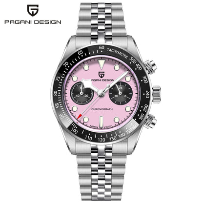 PAGANI DESIGN PD-1813 Chronograph Watch - Sapphire, 100M Waterproof, Luxury Sport