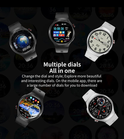 Smart Watch 6 Pro - 1.46" AMOLED NFC Heart Rate IP68 Bluetooth Call