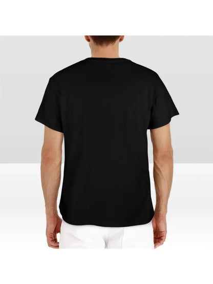 Wolf Night Print Men's Graphic T-Shirt - Cotton, Breathable, Casual, S-XXXL