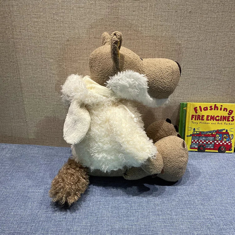 Wolf Plush Doll - Cute Woody Backpack Sleeping Toy