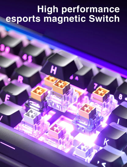 AULA HERO 68HE Magnetic Switch Keyboard - Rapid Trigger, 8K, Hot-Swap, RGB