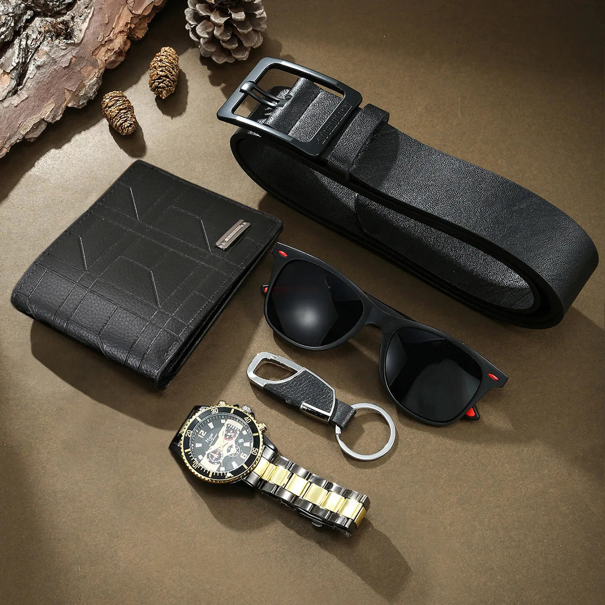 Men’s Watch Gift Set with Accessories and Gift Box