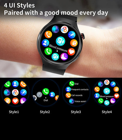 Smart Watch 6 Pro - 1.46" AMOLED NFC Heart Rate IP68 Bluetooth Call
