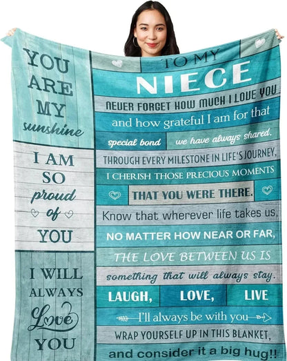 Printed Flannel Throw Blanket – 100% Polyester, Anti-Pill, Multi-Color