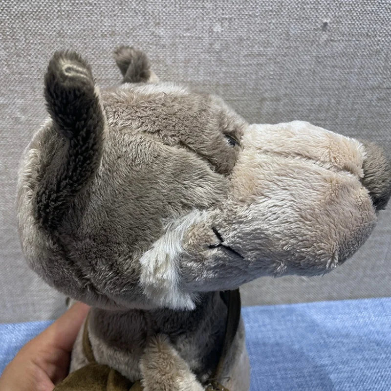 Wolf Plush Doll - Cute Woody Backpack Sleeping Toy