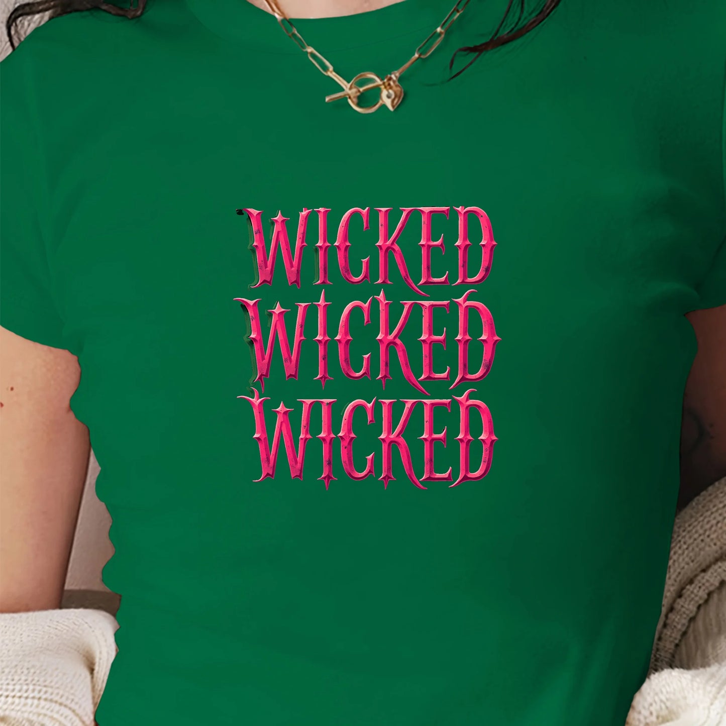 Gothic Wicked Women's Y2K T-Shirt - Slim Fit