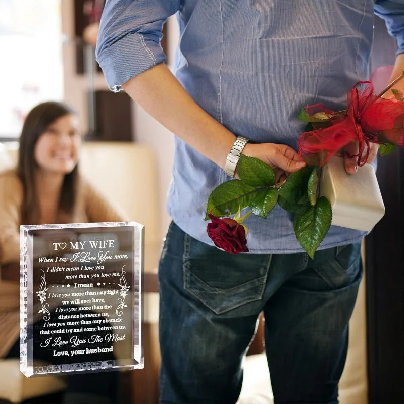 Gifts for Wife, Valentine's Day Gifts for Wife, Birthday Wedding Anniversary Christmas for My Wife Centerpieces