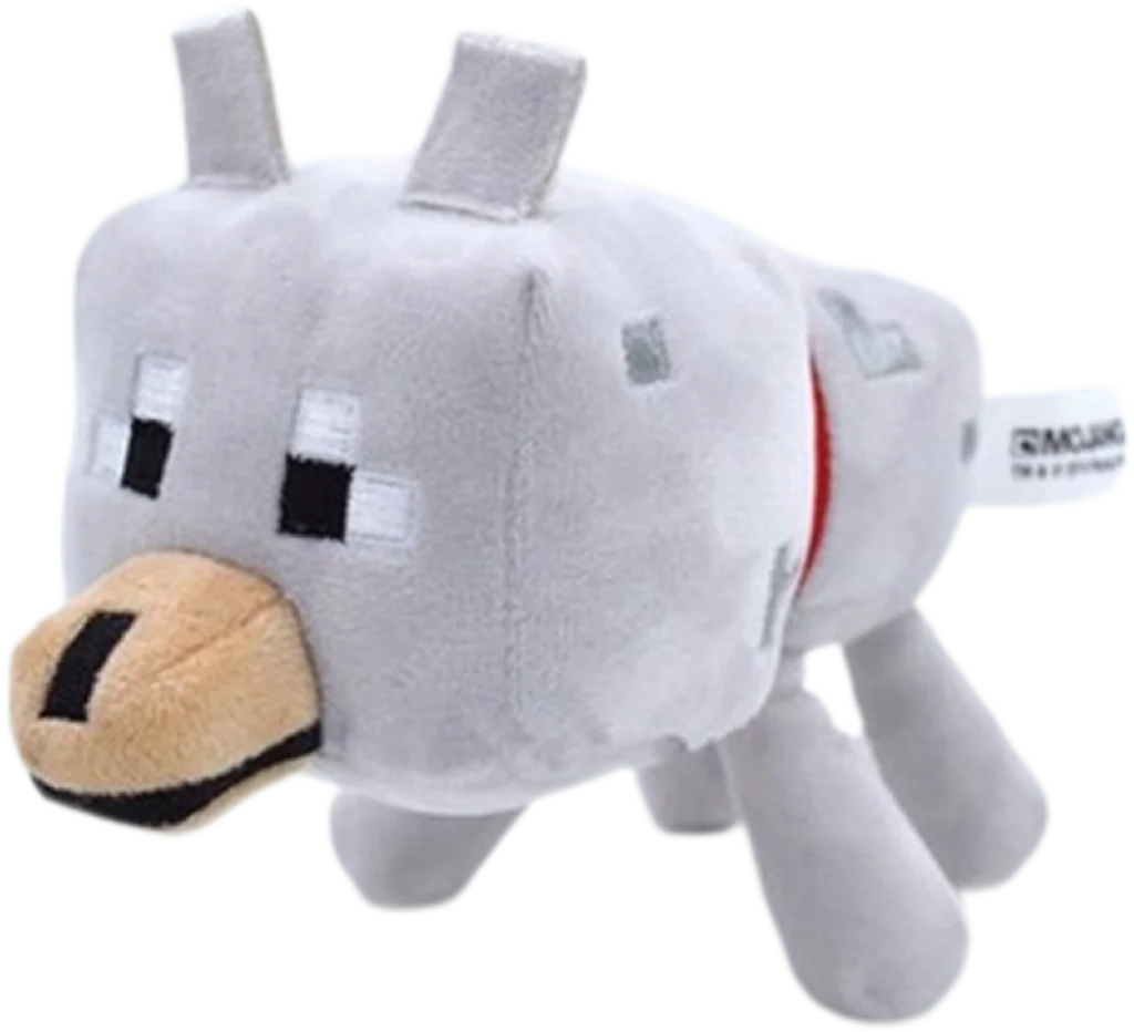 Wolf Plush Toy - 20cm Soft Stuffed Animal PP Cotton