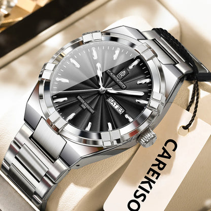 CAREKISO Military Watch - Waterproof Luminous Quartz with Date & Week