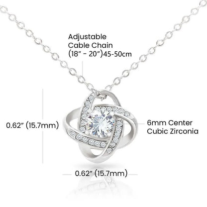 'To My Mom' Cubic Zirconia Pendant Necklace – Gift Box Included