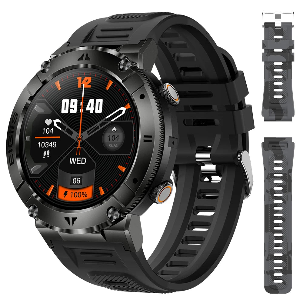 LaNikar Smart Watch - TFT Display, Bluetooth Call, Blood Pressure, Fitness Monitor, Waterproof