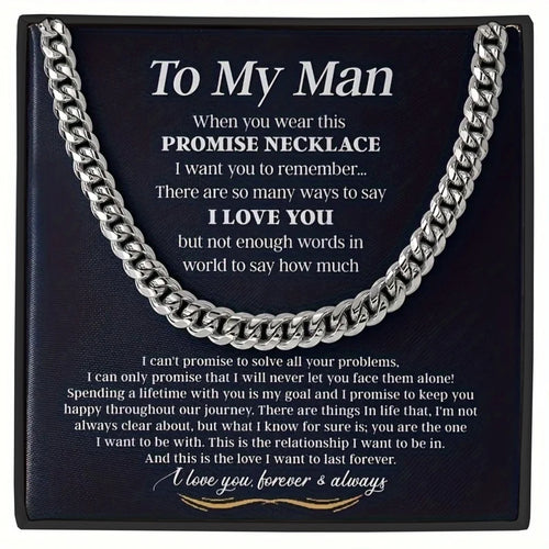 Cuban Chain Necklace - Gift for Him