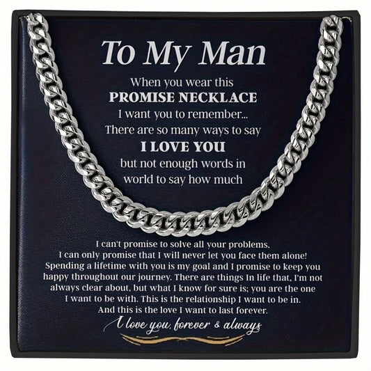 Cuban Chain Necklace - Gift for Him