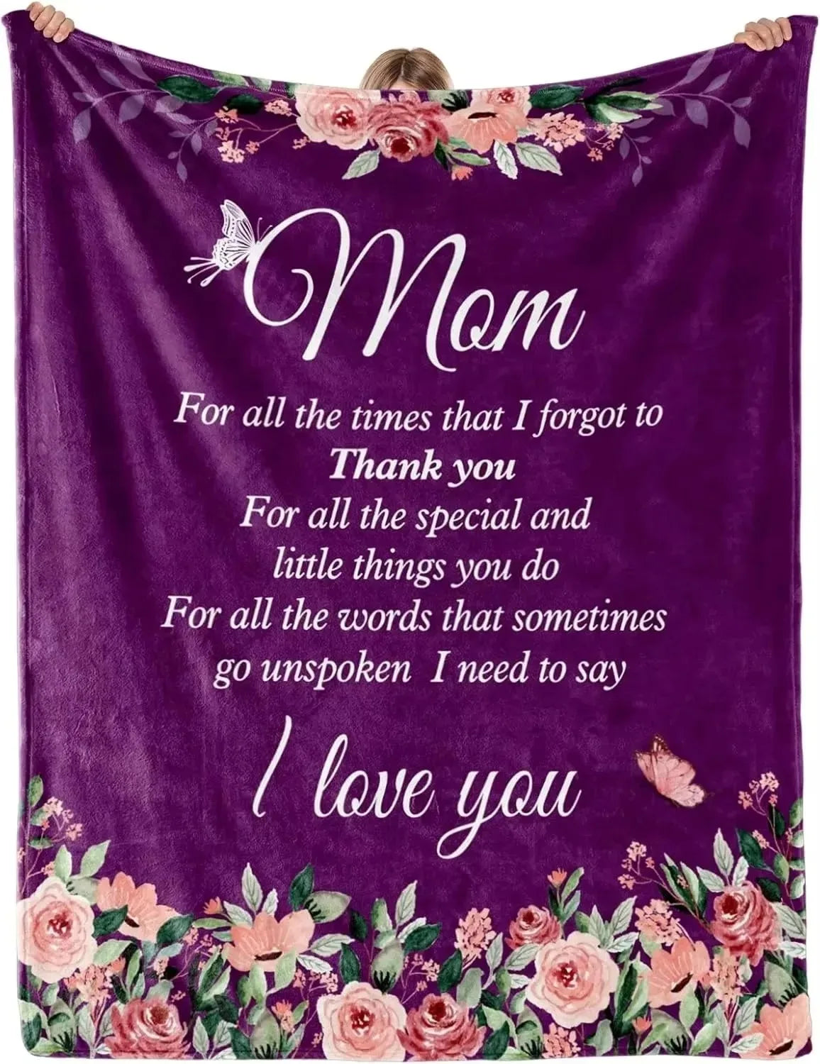 Printed Flannel Throw Blanket – 100% Polyester, Anti-Pill, Multi-Color