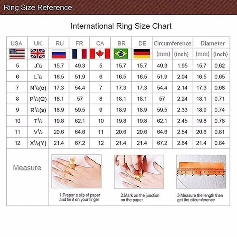 Silver Heart Ring - White Zircon Wedding Engagement Ring