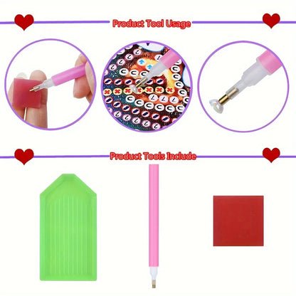 Wolf Diamond Painting Desktop Decoration – DIY Art Kit