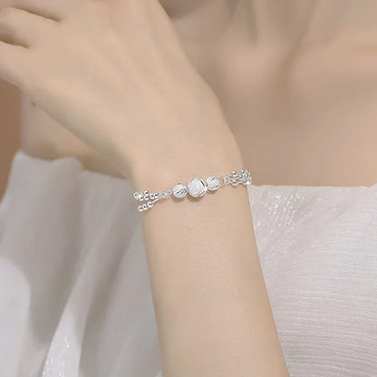 925 Sterling Silver Lucky Beads Bracelet