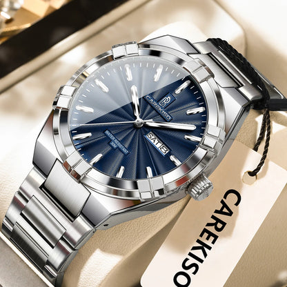 CAREKISO Military Watch - Waterproof Luminous Quartz with Date & Week