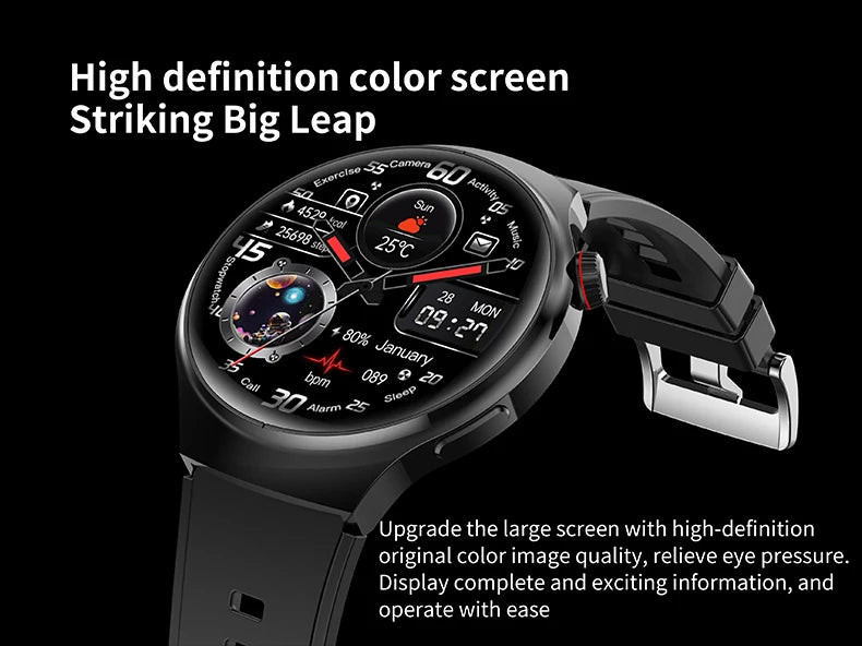 Smart Watch 6 Pro - 1.46" AMOLED NFC Heart Rate IP68 Bluetooth Call