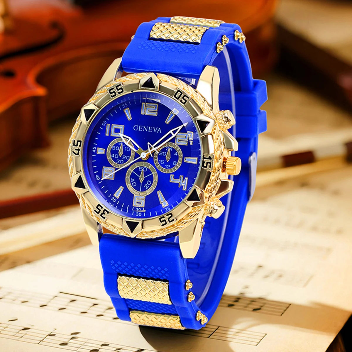 2-Piece Men’s Quartz Watch Set with Stainless-Style Fashion Design