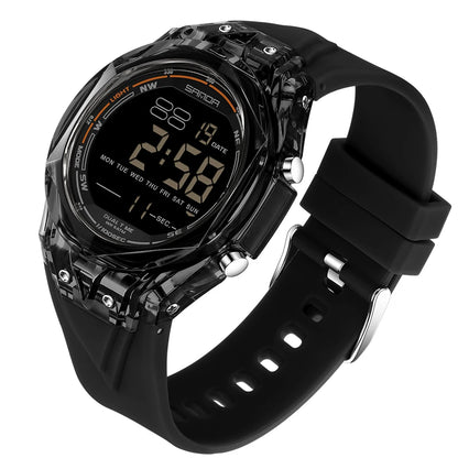 SANDA 6289 Women’s Digital Sports Watch with LED Backlight and Alarm