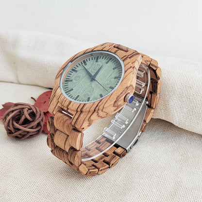Rainch Vintage Wooden Quartz Watch for Men and Women
