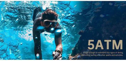 Smart Watch For T-Rex 3 GPS Smartwatch AMOLED Touch Screen 5ATM Outdoor Compass Smart Fitness Sport Monitor Men Watch ForXiaomi