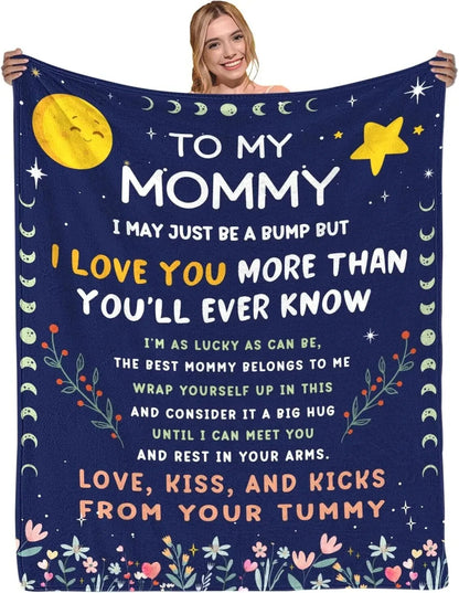 Printed Flannel Throw Blanket – 100% Polyester, Anti-Pill, Multi-Color