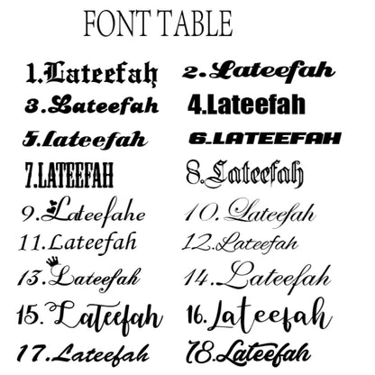 Custom Name Circle Hoop Earrings - Stainless Steel