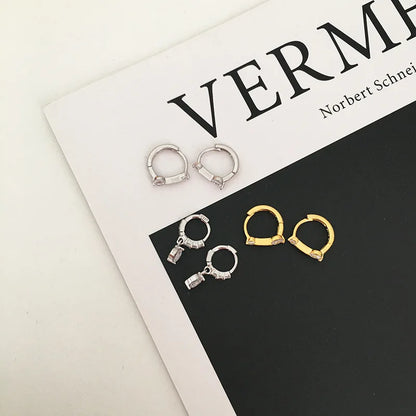 925 Sterling Silver Earrings - Petite Simple Elegant Design