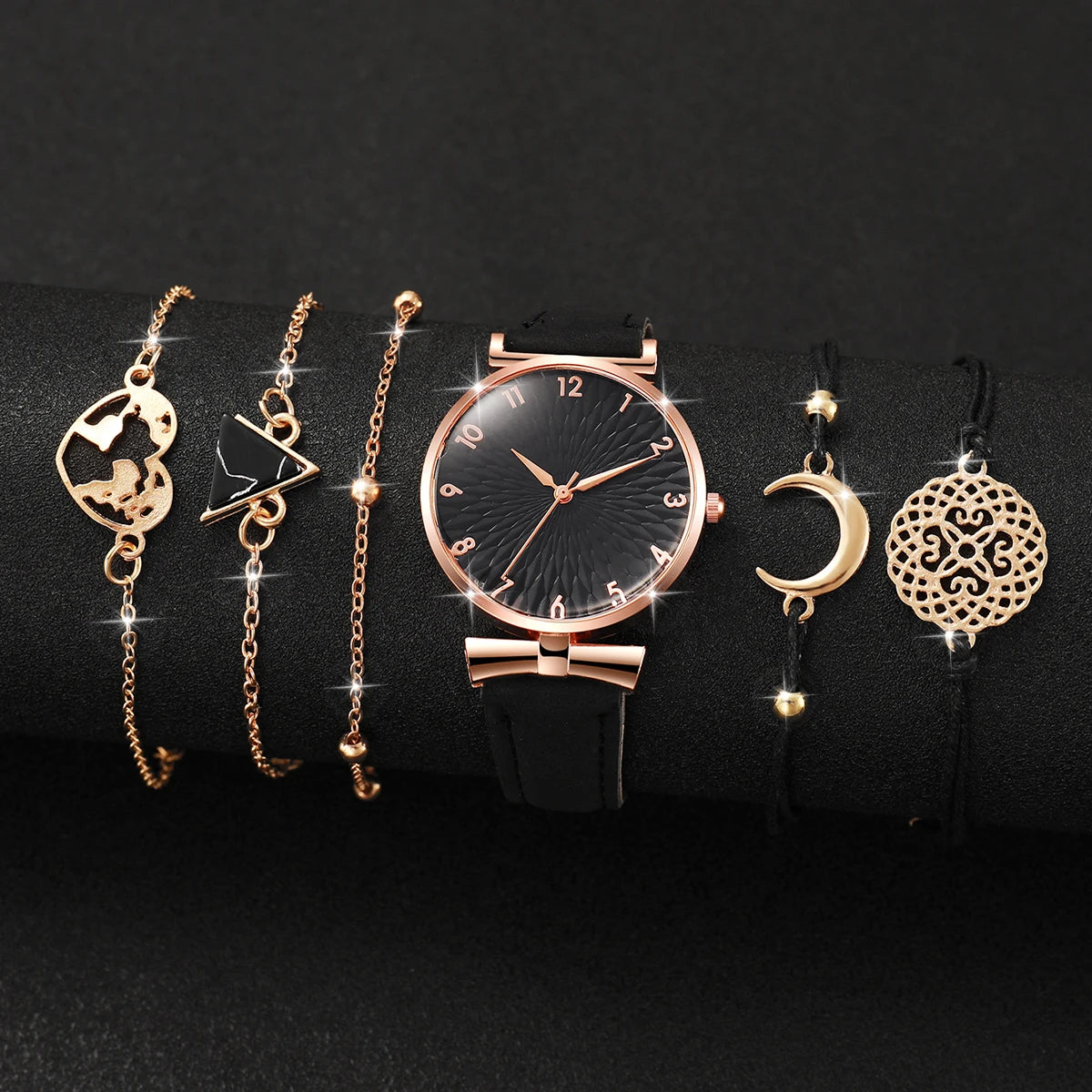 6-Piece Women’s Watch and Bracelet Set