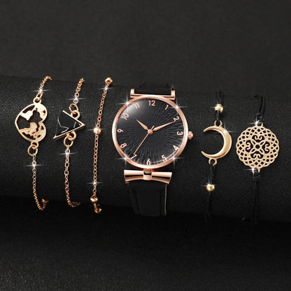 6-Piece Women’s Watch and Bracelet Set