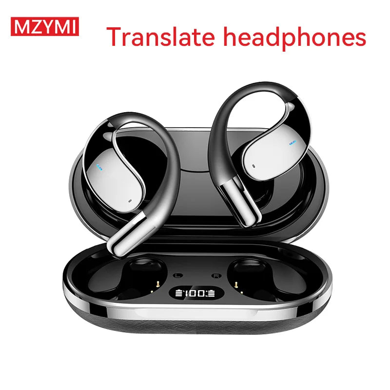AI Translation Wireless Earbuds - 144 Languages, ENC Noise Cancelling, 24H Battery