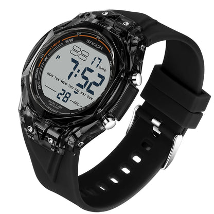 SANDA 6289 Women’s Digital Sports Watch with LED Backlight and Alarm