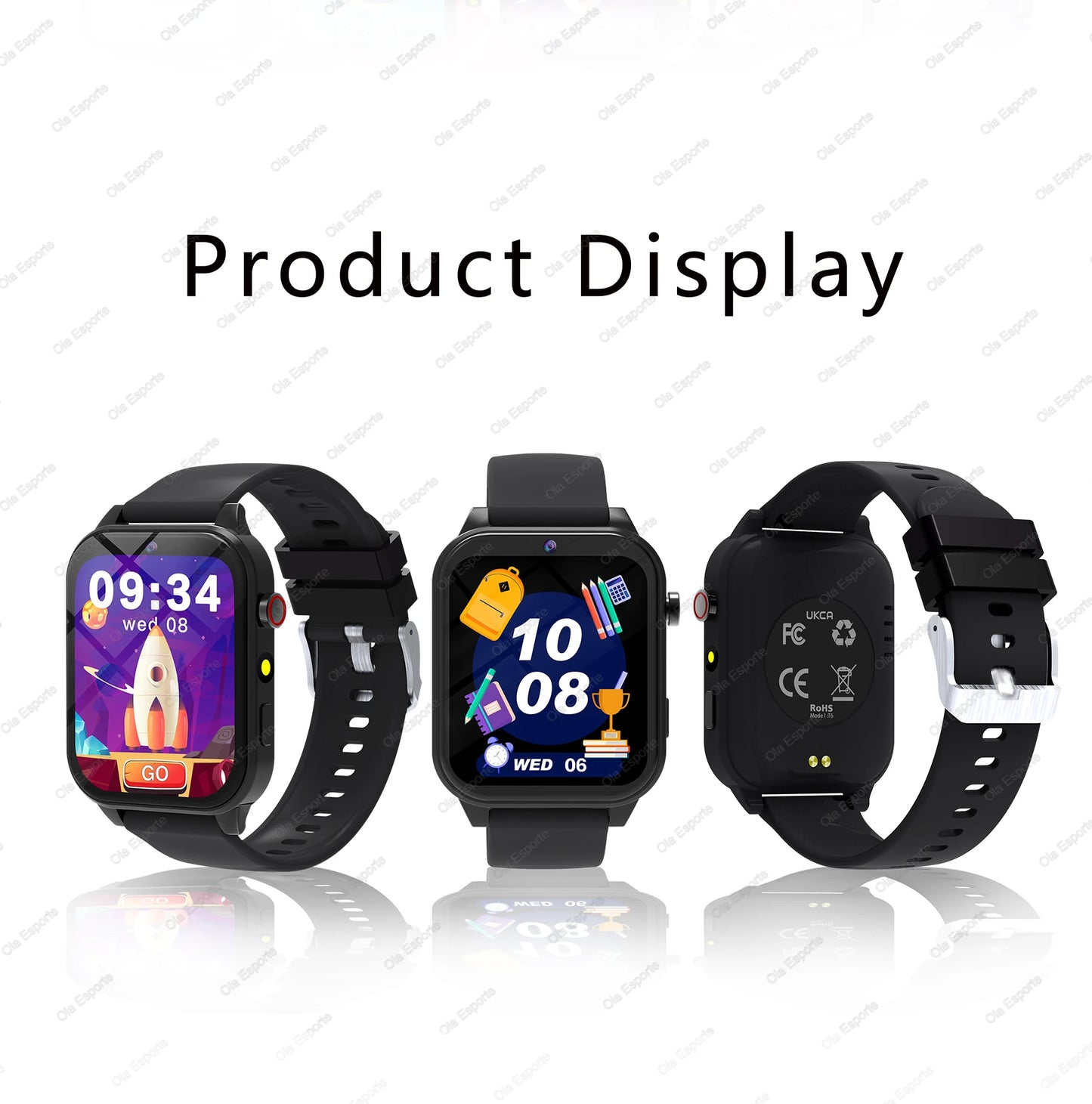 Kids Smart Watch - 1.83" Display 18 Games Sleep Monitor Camera