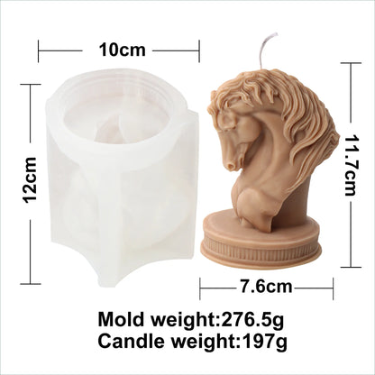 Wolf Howling Silicone Mold - Food Grade -40°C to +240°C