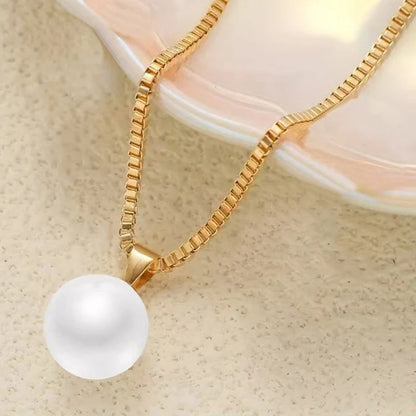Pearl Jewelry Set - Necklace & Earrings