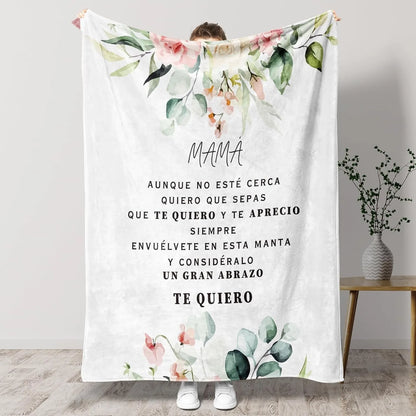 Printed Flannel Throw Blanket – 100% Polyester, Anti-Pill, Multi-Color