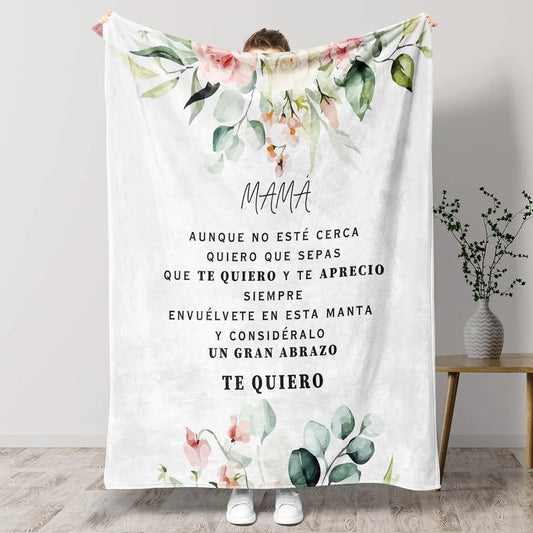 Printed Flannel Throw Blanket – 100% Polyester, Anti-Pill, Multi-Color
