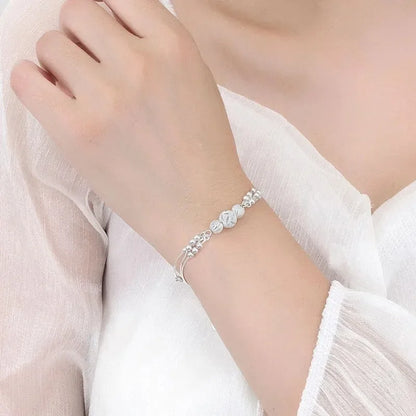 925 Sterling Silver Lucky Beads Bracelet