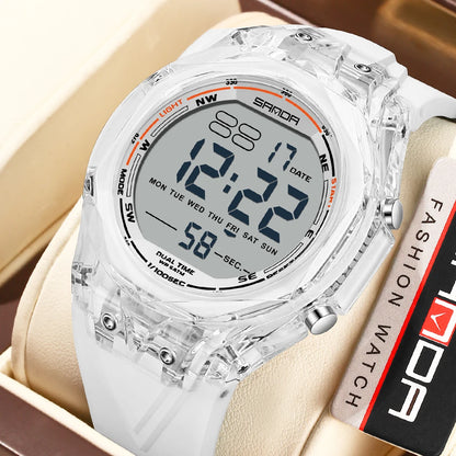 SANDA 6289 Women’s Digital Sports Watch with LED Backlight and Alarm