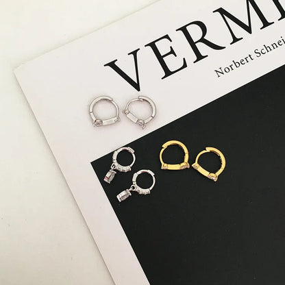 925 Sterling Silver Earrings - Petite Simple Elegant Design