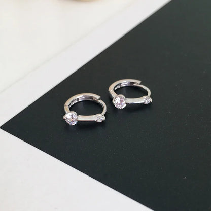 925 Sterling Silver Earrings - Petite Simple Elegant Design